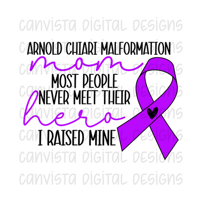 Arnold Chiari Malformation Mom PNG File-Digital Design