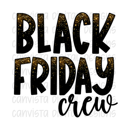 Black Friday Crew PNG File - Digital Design