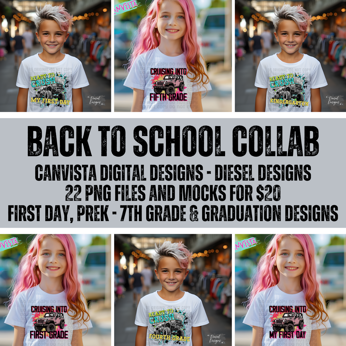 Back To School Collab - Digital Designs