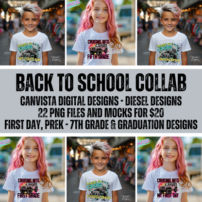 Back To School Collab - Digital Designs