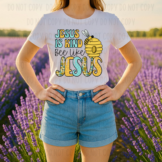 Jesus is Kind. Bee Like Jesus Digital Design