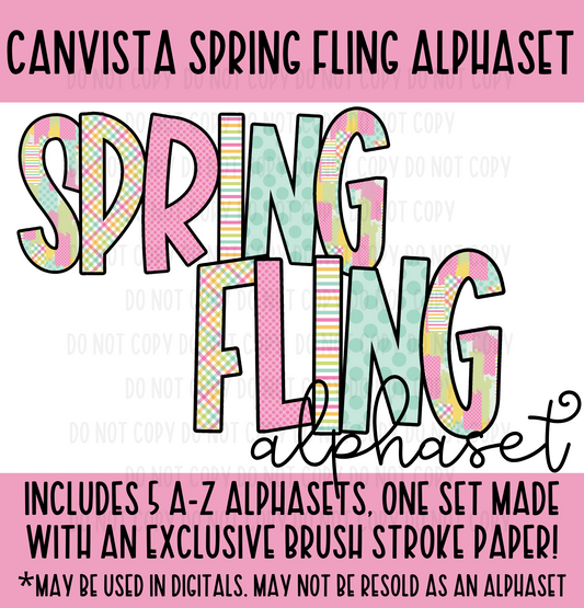 Spring Fling Alphaset - Must Have Access to Google Drive