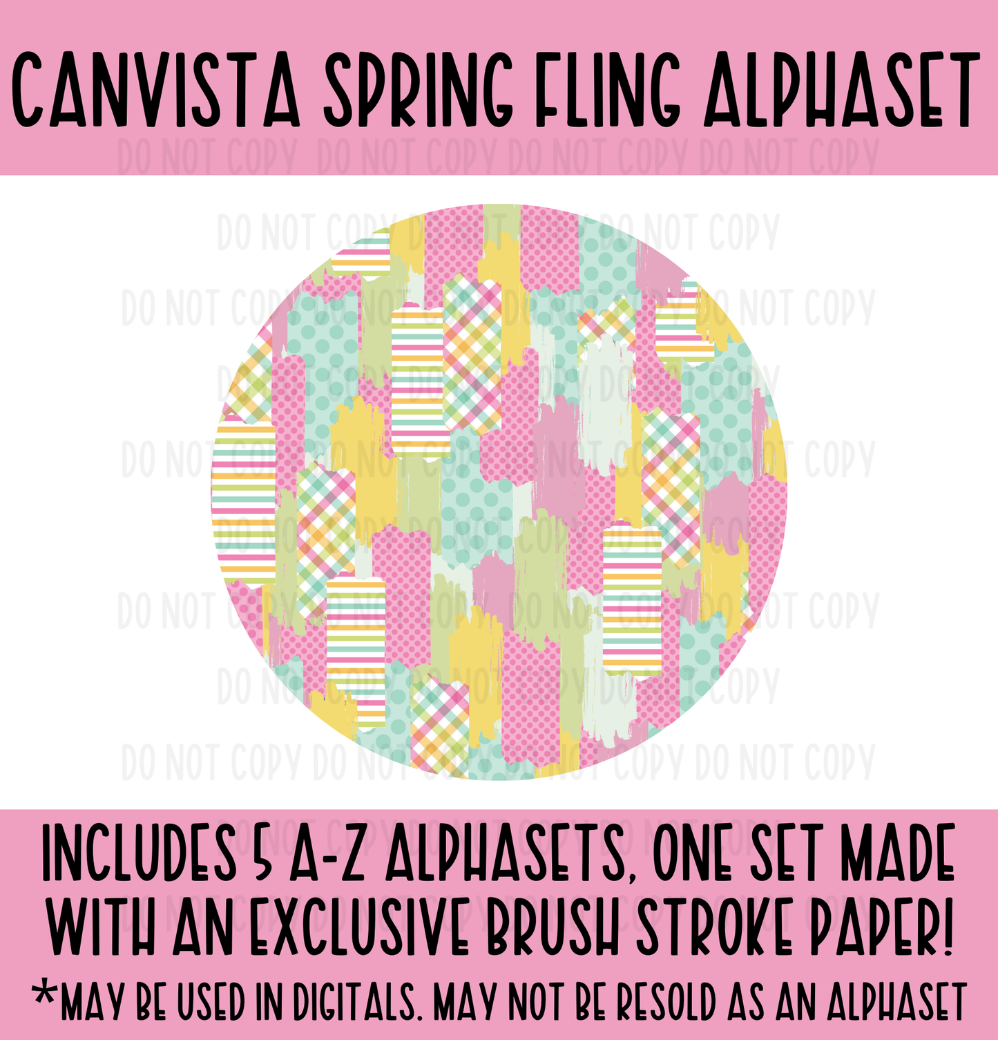 Spring Fling Alphaset - Must Have Access to Google Drive