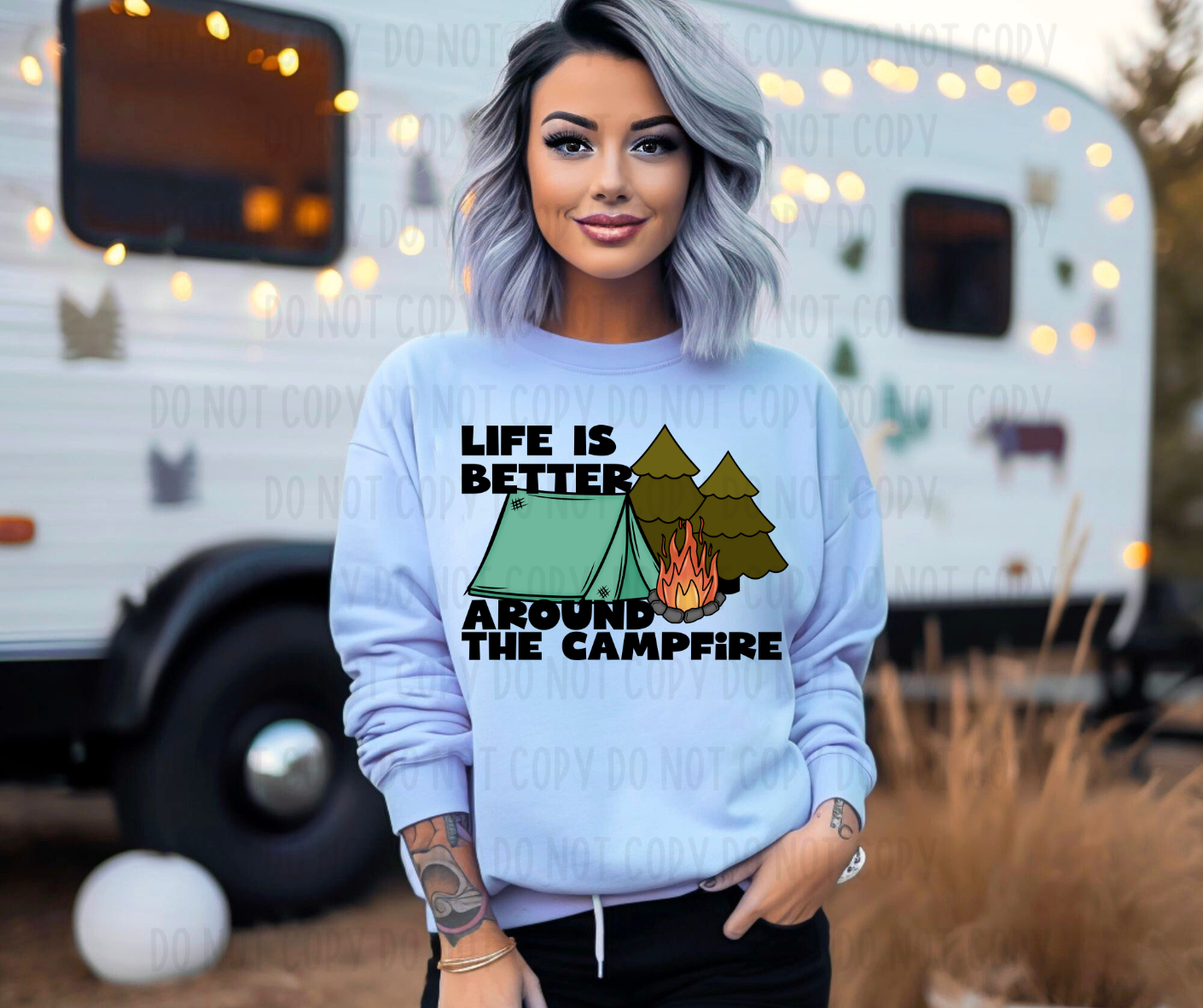 Life is Better Around The Campfire PNG File - Digital Design