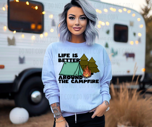Life is Better Around The Campfire PNG File - Digital Design