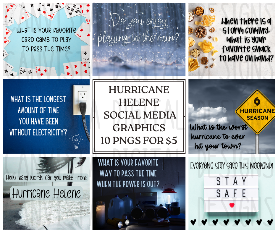 Hurricane Helene Mini Graphics Bundle