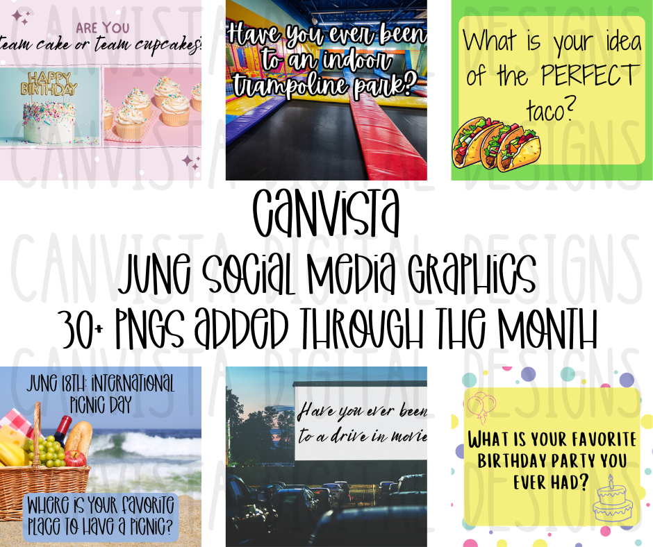 June Social Media Graphics Drive - Must Have Access to Google Drive