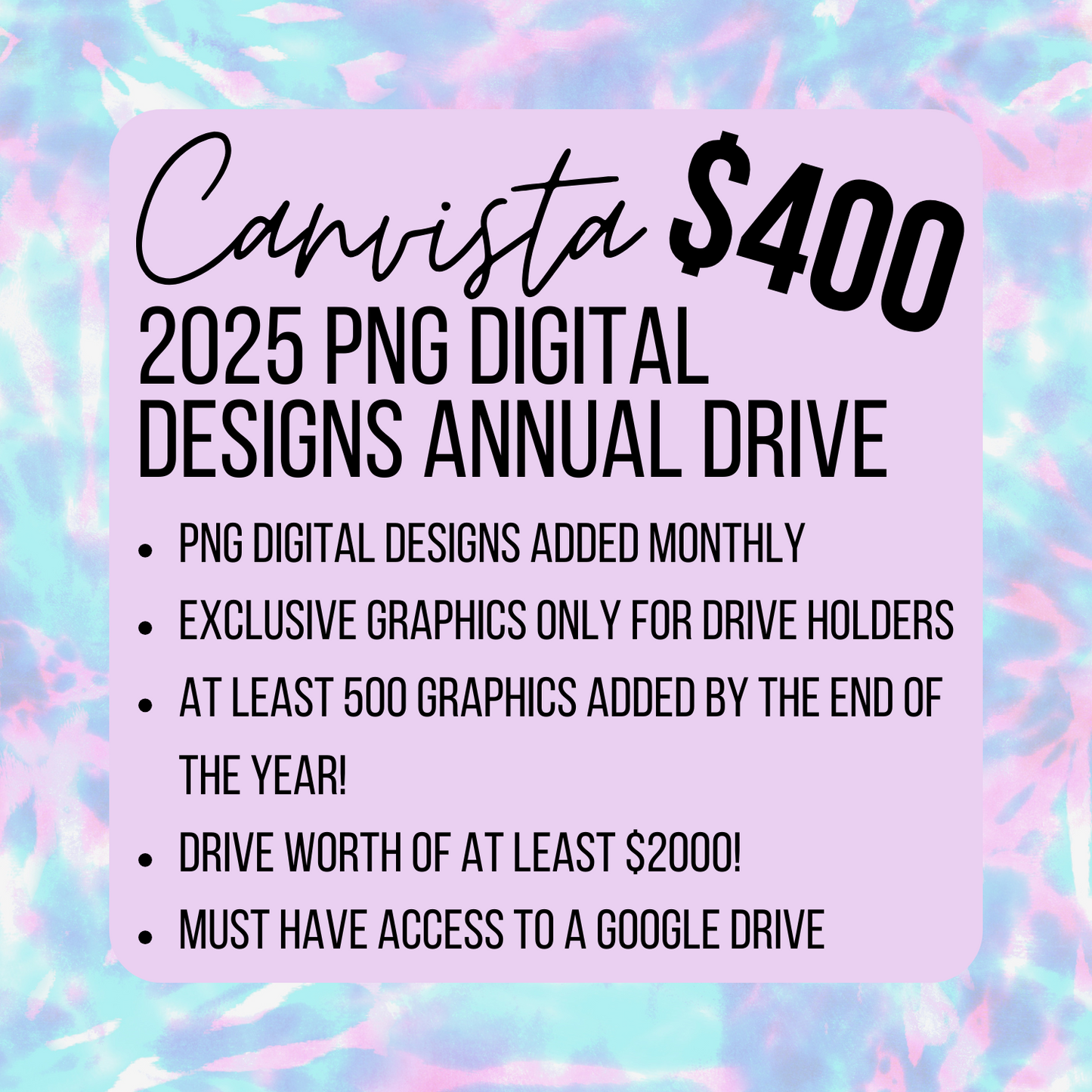 2025 Annual Design Drive - Design Drive Bundle - Must Have Access to Google Drive