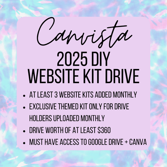 2025 DIY Themed Website Kit Drive - Must Have Access To Google Drive