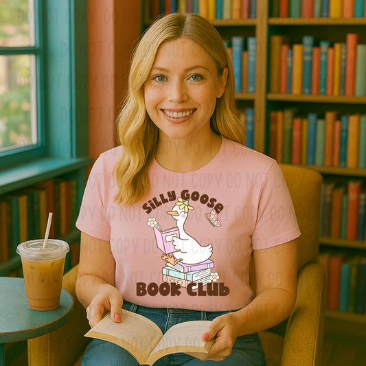 Silly Goose Book Club PNG File - Digital Design