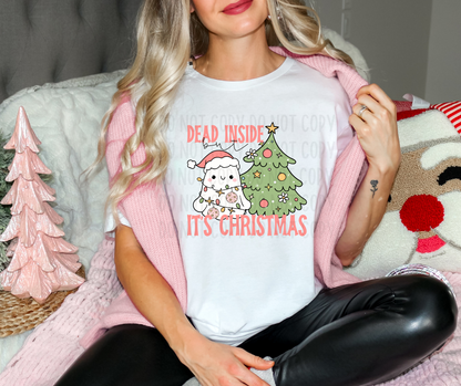 Dead Inside But It's Christmas PNG File - Digital Design