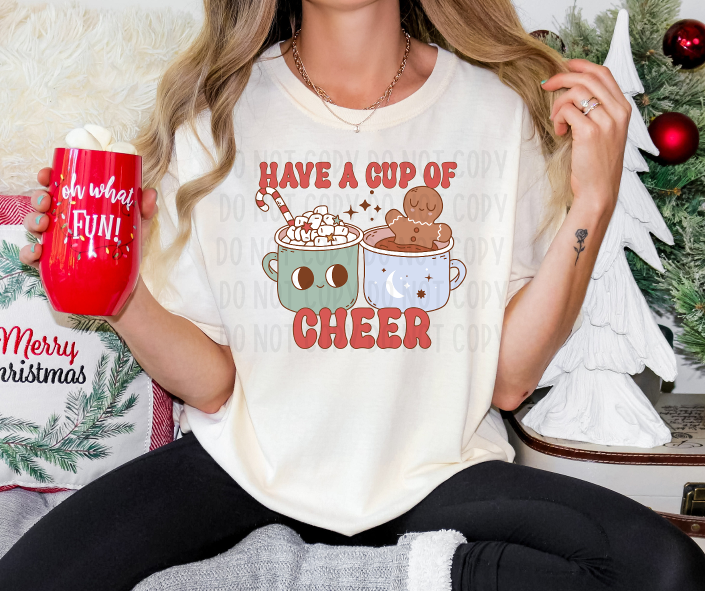 Have A Cup of Cheer PNG File - Digital Design