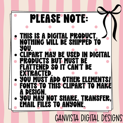 Stamped in Spring Clipart Set