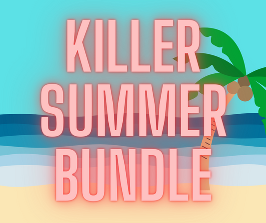 Killer Summer Bundle - Five PNG Files - Digital Design