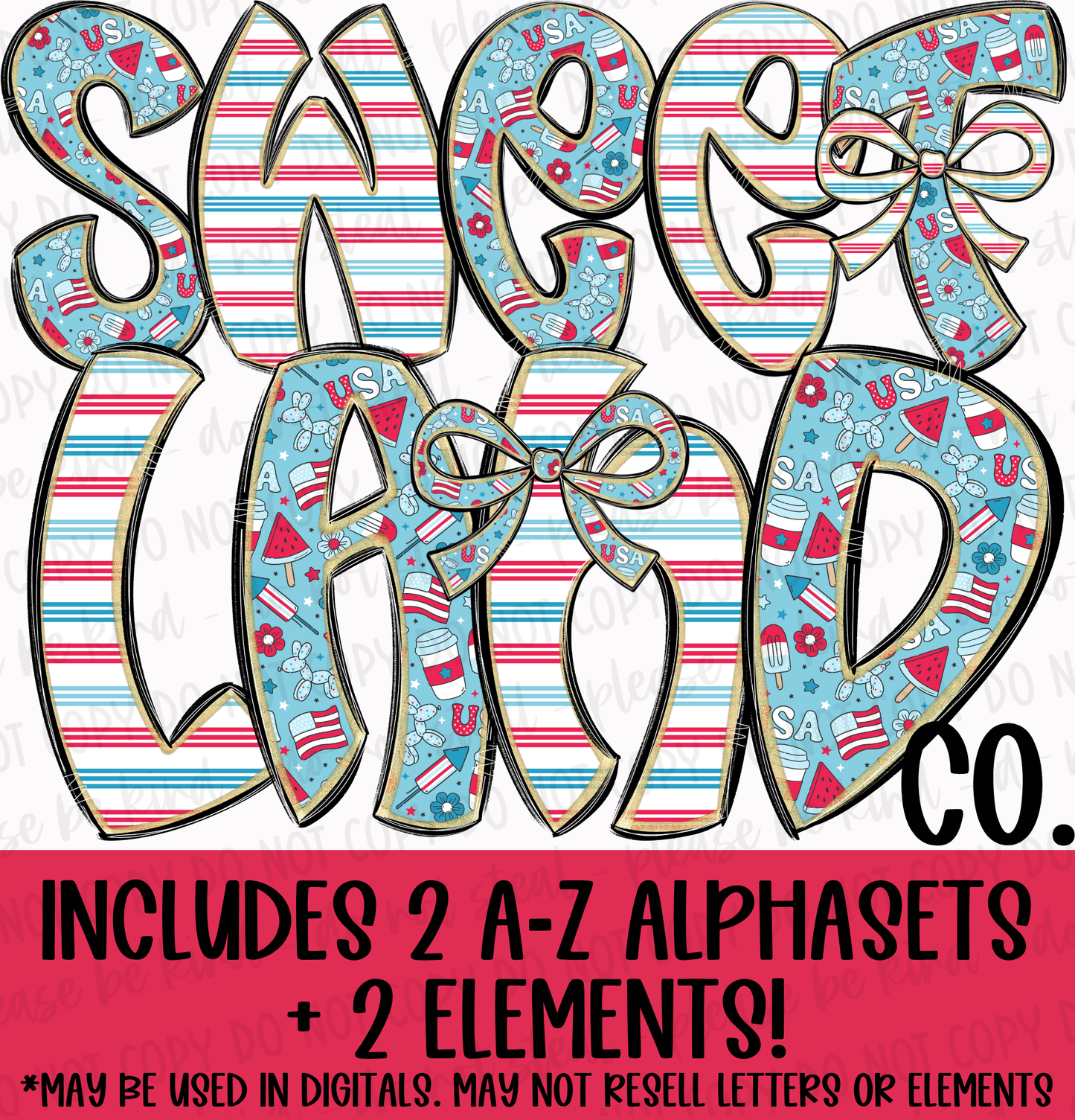Sweet Land Mini Alphaset