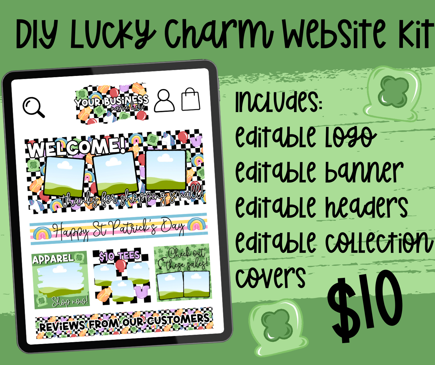 DIY Lucky Charm Website Kit