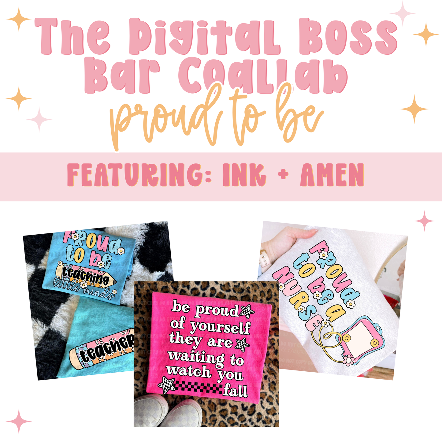 Proud To Be - The Boss Bar Designer Collab Bundle - Digital Designs