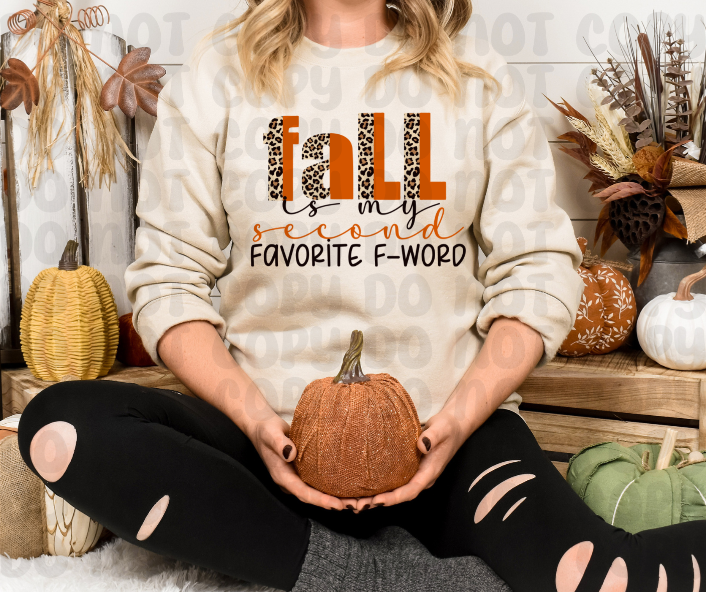 Fall is my Second Favorite F-Word PNG File - Digital Design