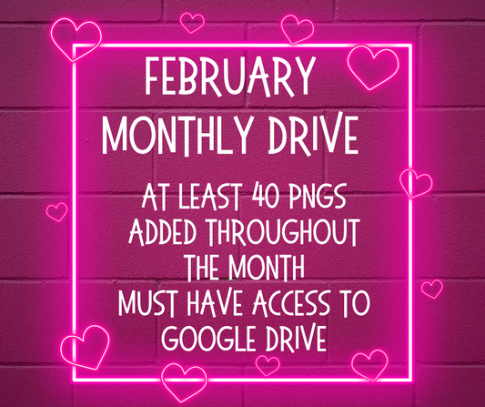 February 2024 Monthly Drive - Digital Design Bundle - Must Have Access To Google Drive