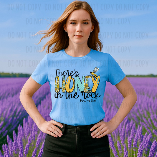 There's Honey in the Rock Digital Design