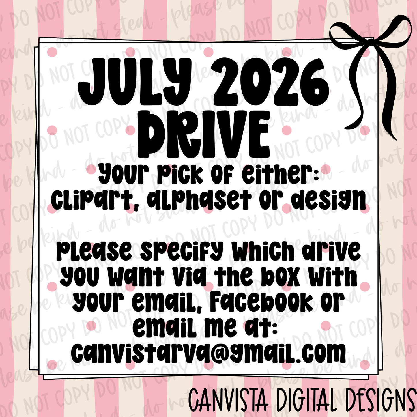 July 2026 Drive