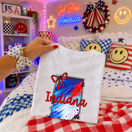 Indiana - Patriotic State Digital Design