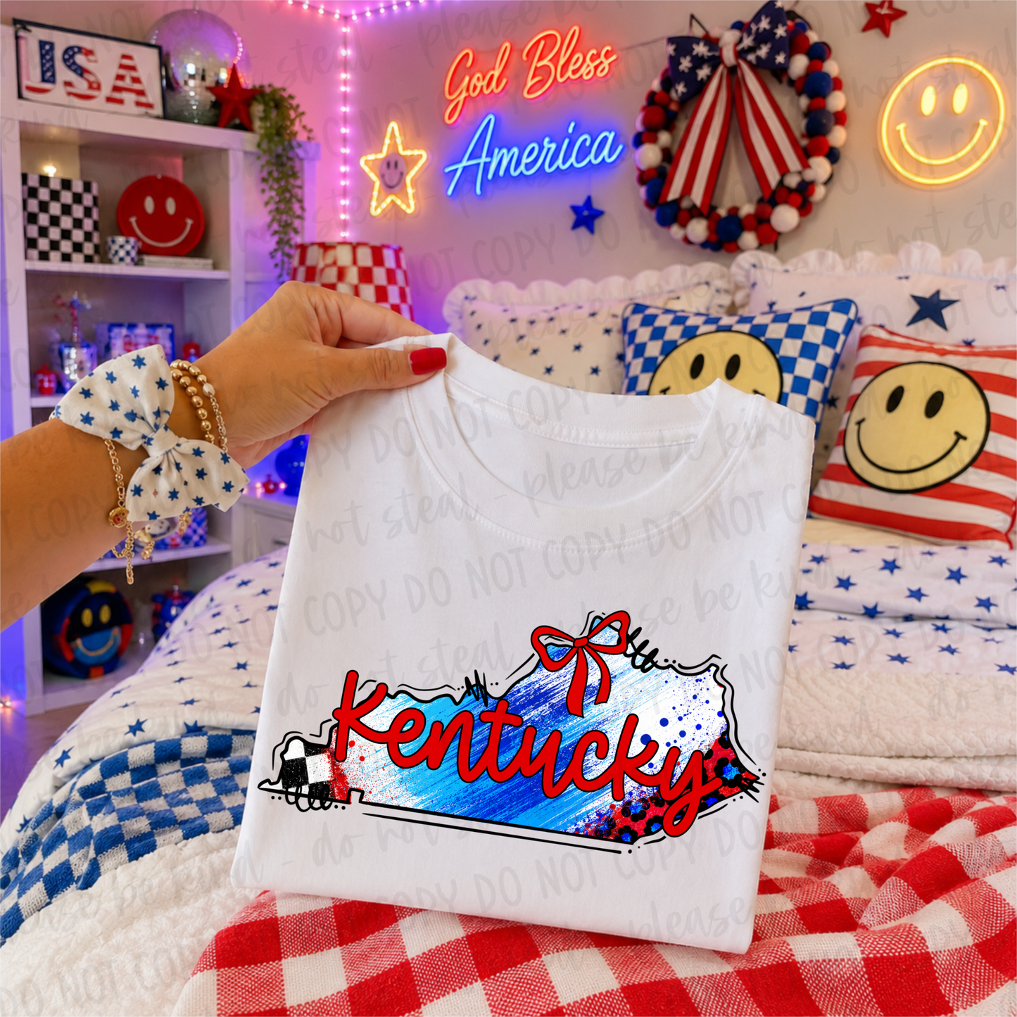 Kentucky - Patriotic State Digital Design