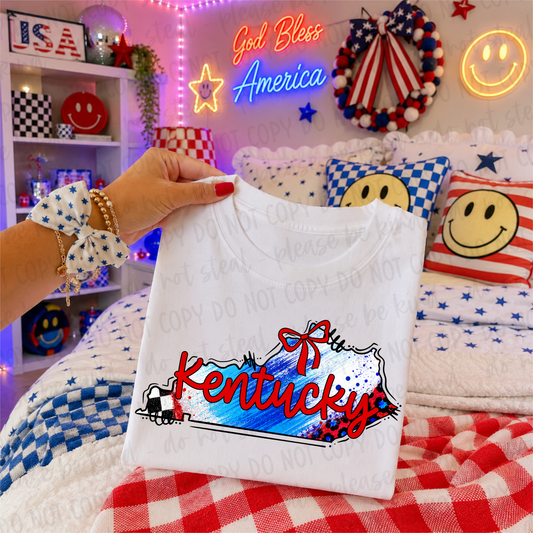 Kentucky - Patriotic State Digital Design