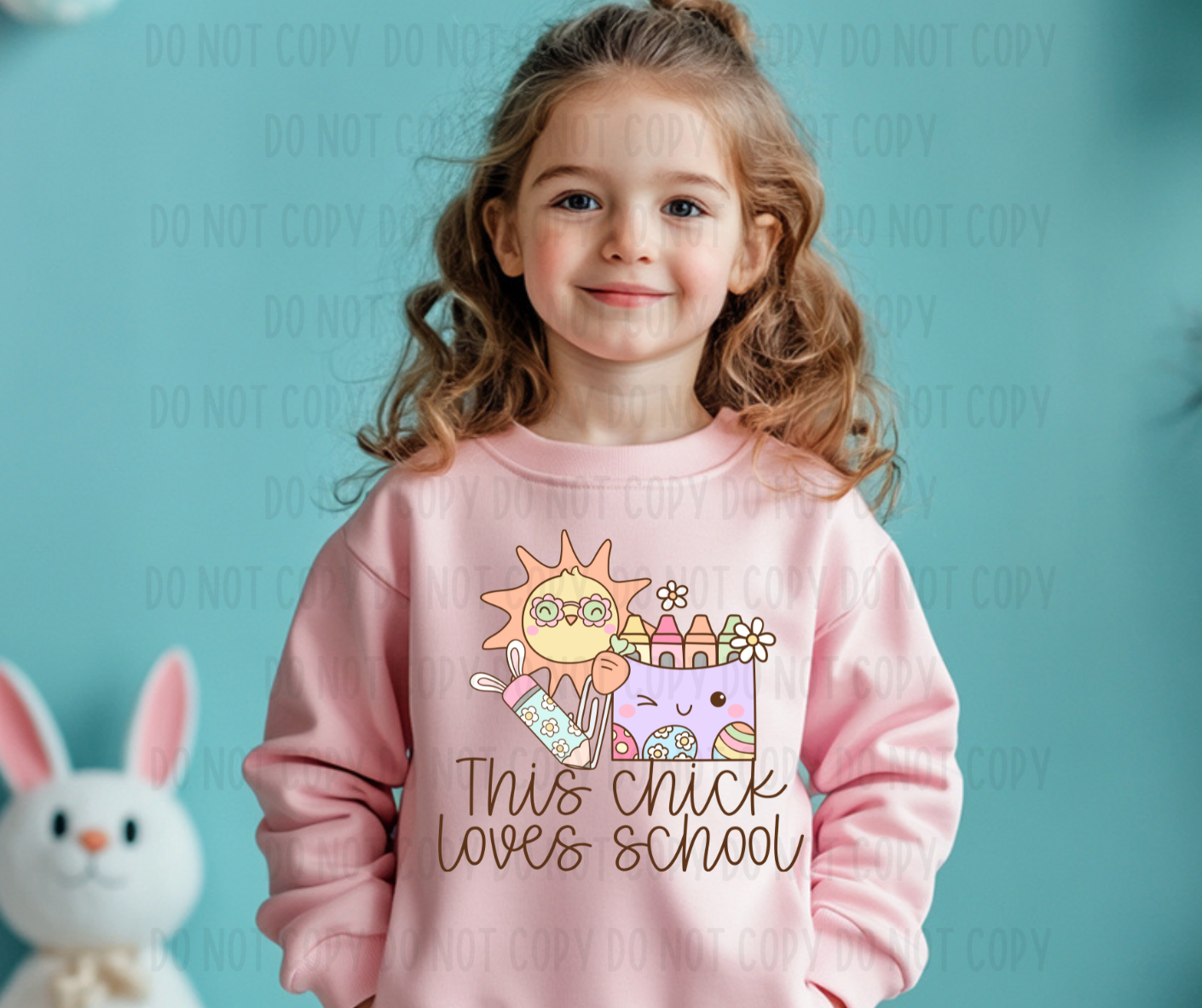 This Chick Loves School File - Digital Design