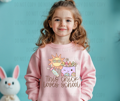 This Chick Loves School File - Digital Design