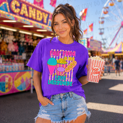 Fair Food is My Love Language Digital Design