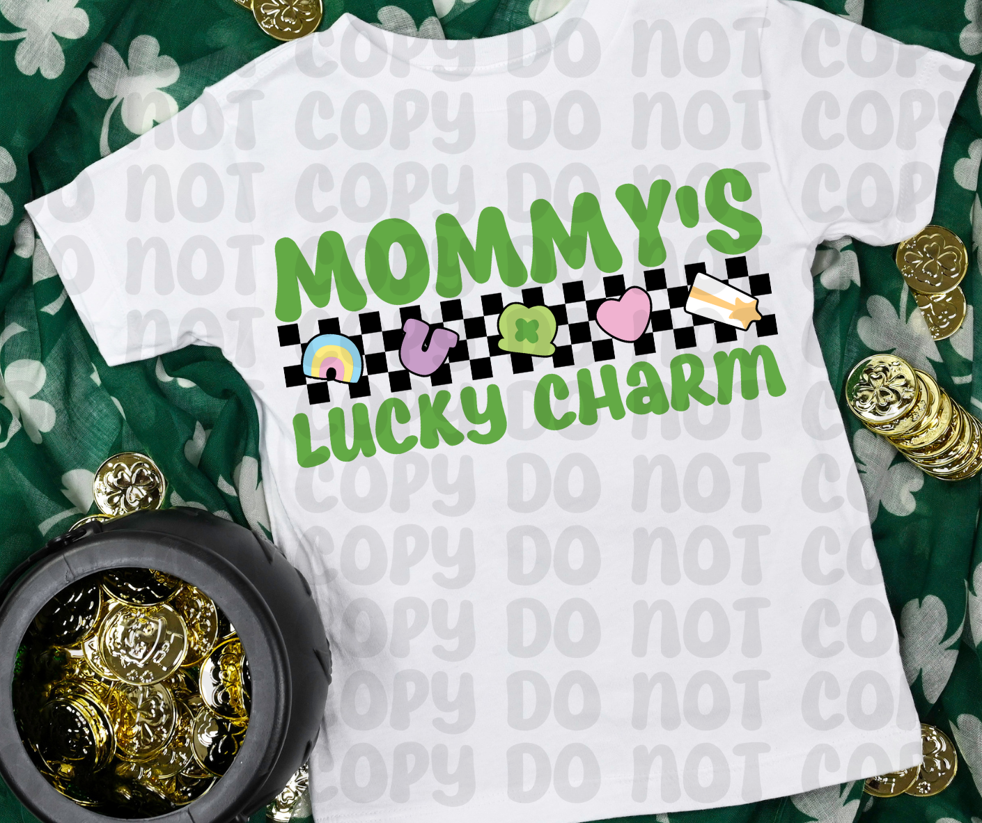 Mommy's Lucky Charm PNG File - Digital Design