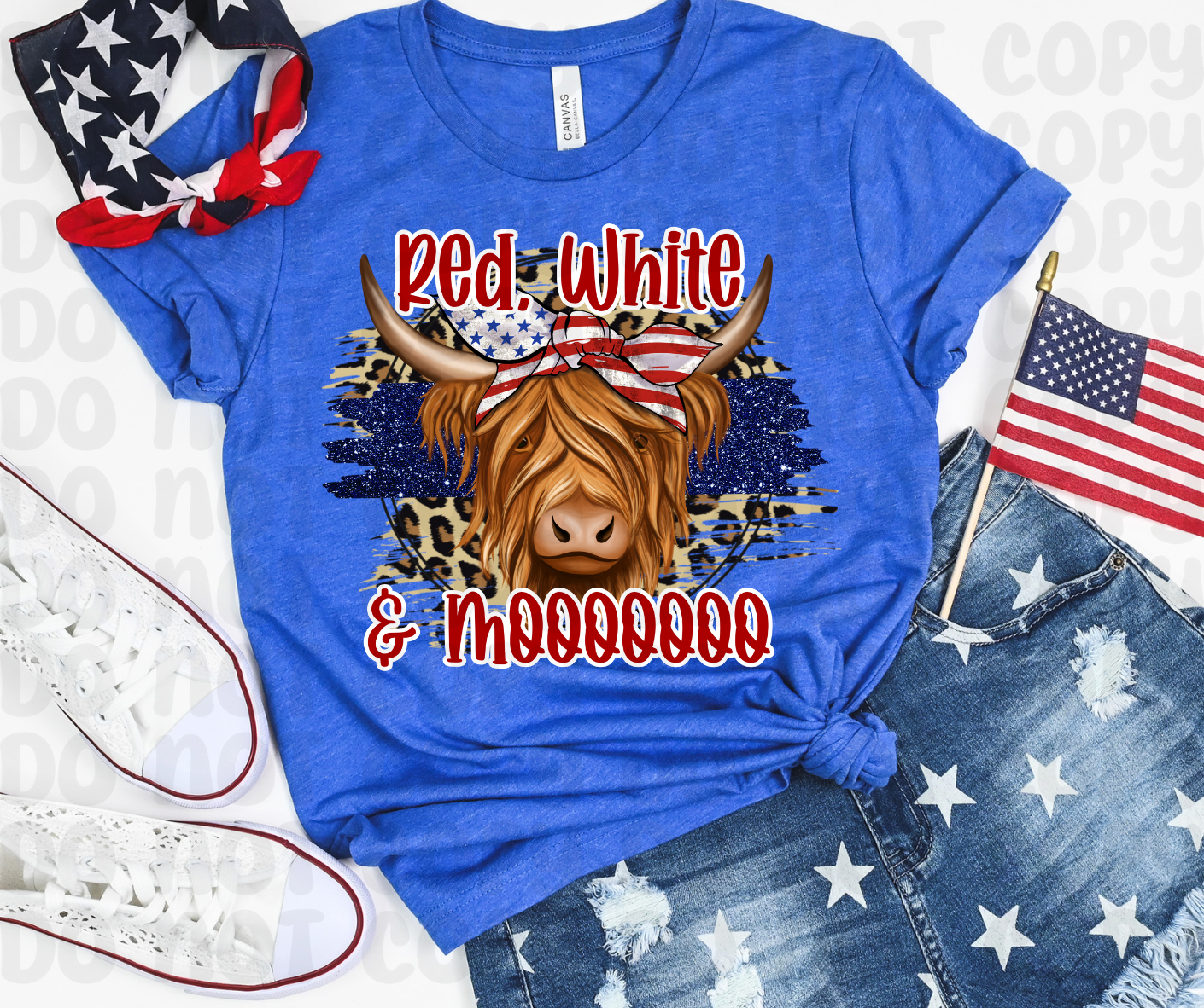 Red White & Mooooooo PNG File - Digital Design