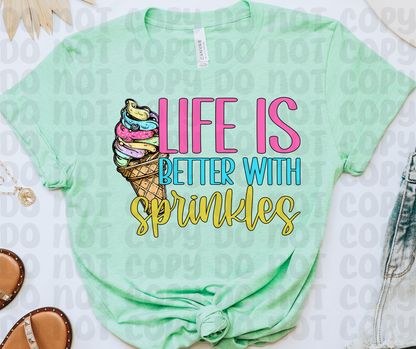 Life is Better With Sprinkles PNG File - Digital Design