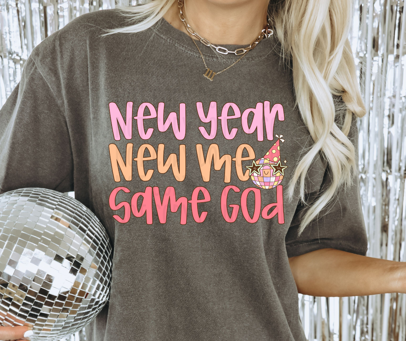 New Year New Me Same God PNG File - Digital Design