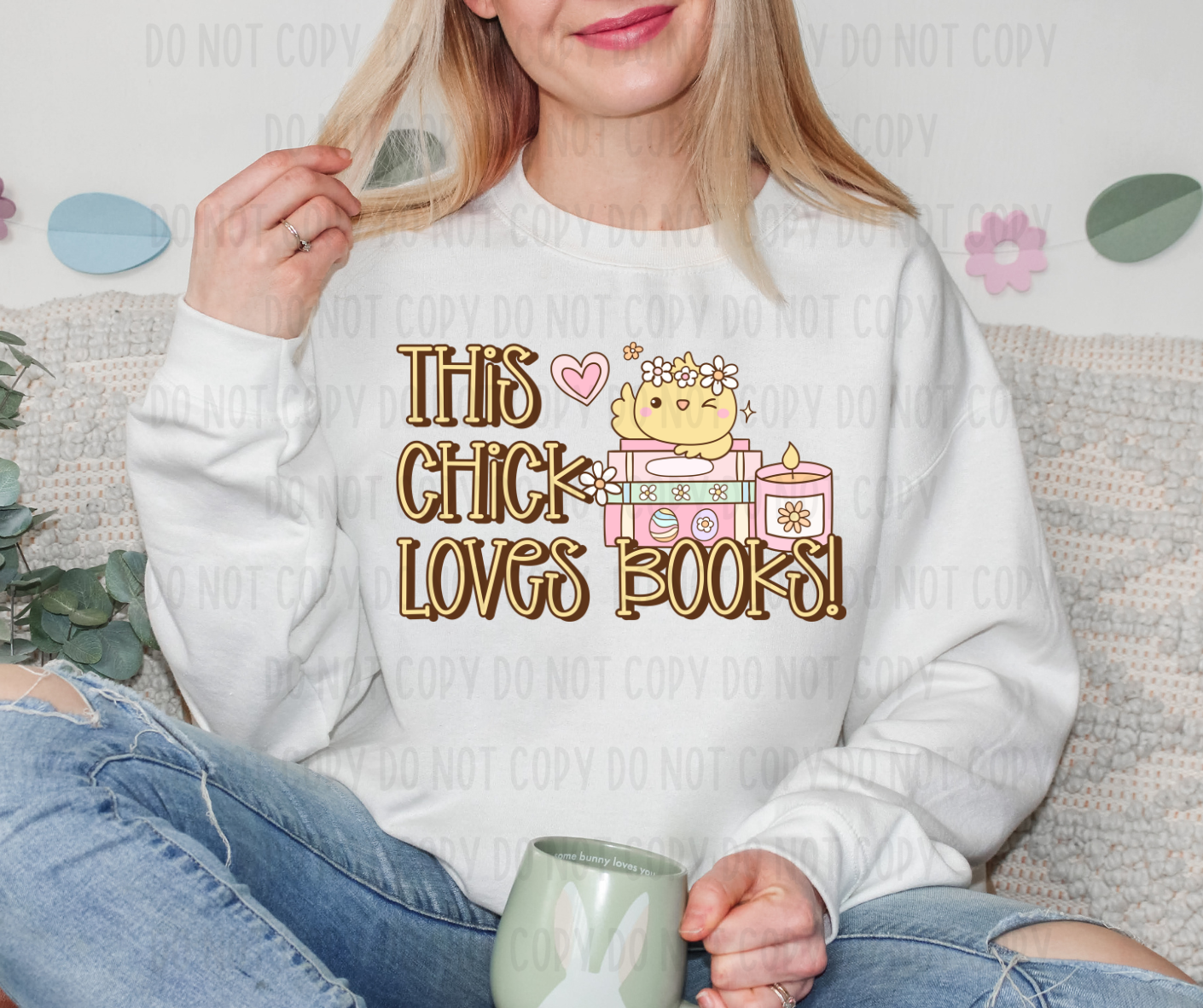 This Chick Loves Books PNG File - Digital Design