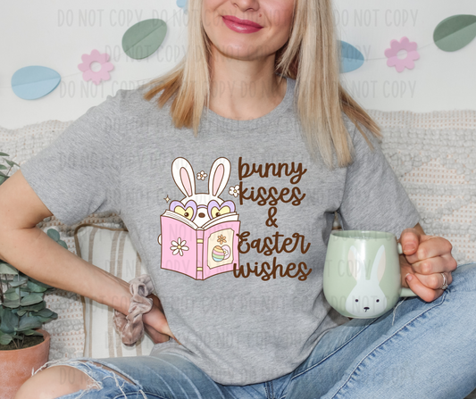 Bunny Kisses & Easter Wishes PNG File - Digital Design