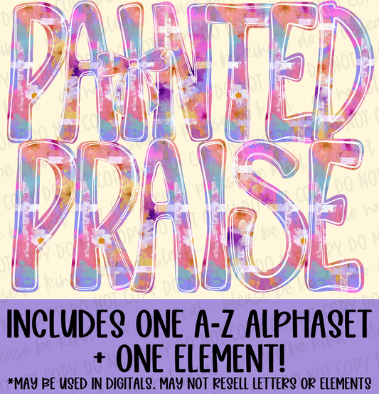 Painted Praise Mini Alphaset