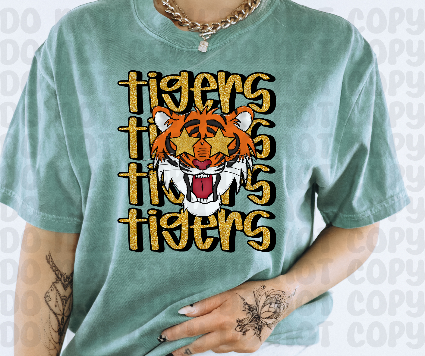 Tigers - Mascot PNG File - Digital Design