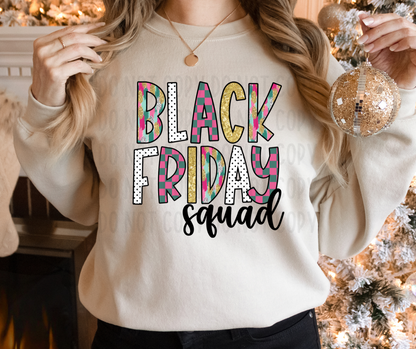 Black Friday Squad PNG File - Digital Design