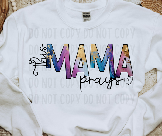 This Mama Prays PNG File - Digital Design