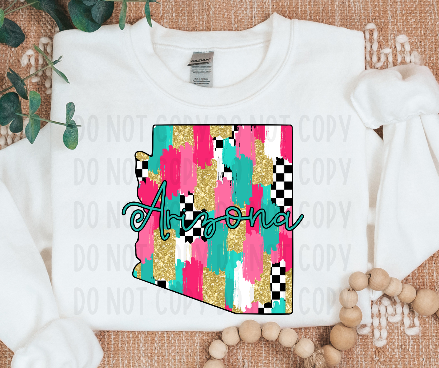 Checkered Arizona PNG File - Digital Design