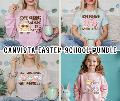 Easter School Bundle - 4 PNG Files - Digital Design