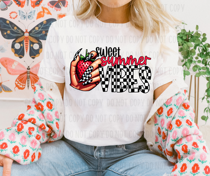 Sweet Summer Vibes PNG File - Digital Design