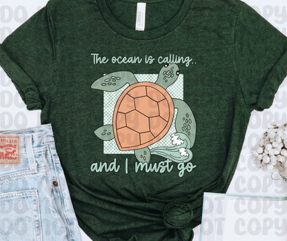 The Ocean is Calling And I Must Go PNG File - Digital Design