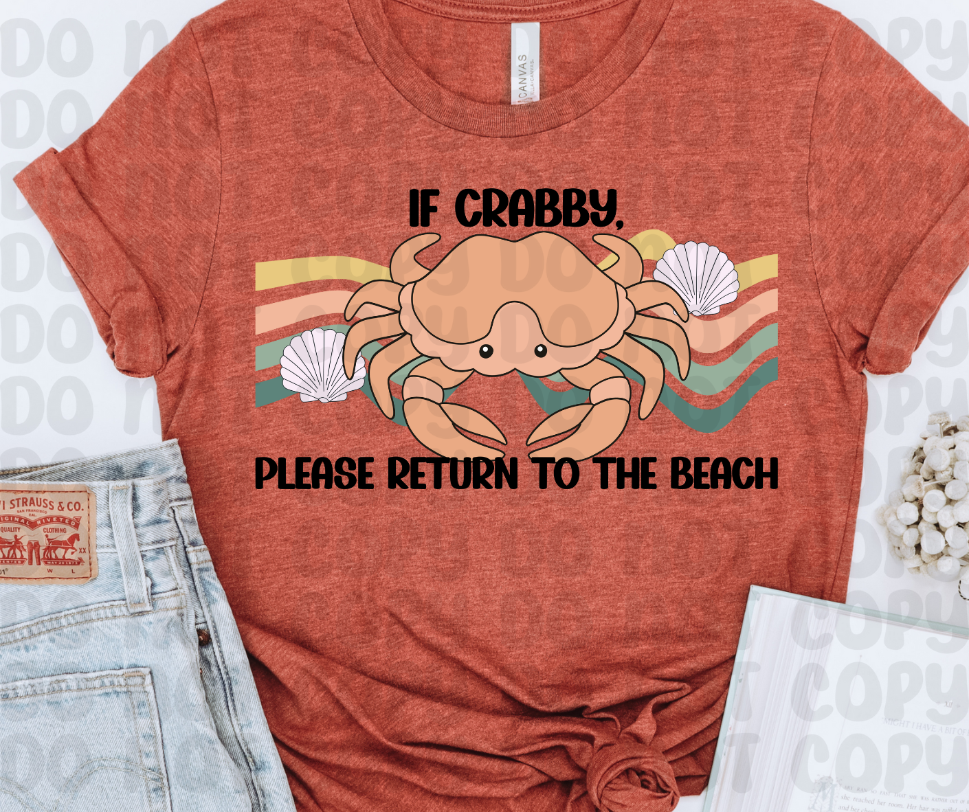 If Crabby, Please Return to the Beach PNG File - Digital Design