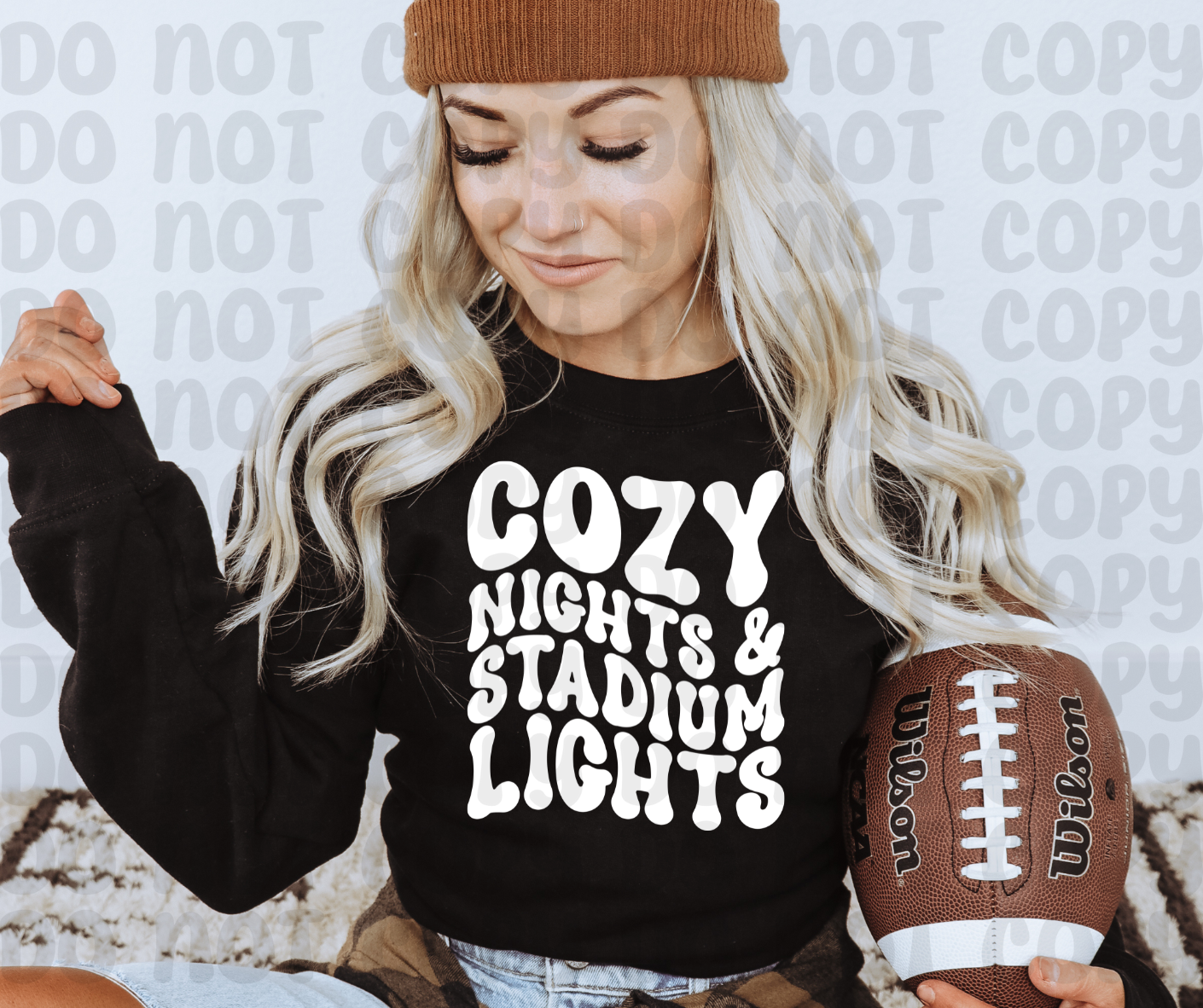 Cozy Nights & Stadium Lights PNG File - Digital Design