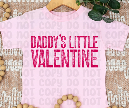 Daddy's Little Valentine PNG File - Digital Design