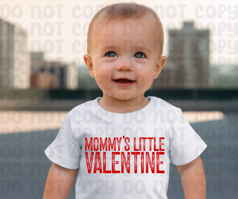 Mommy's Little Valentine PNG File - Digital Design