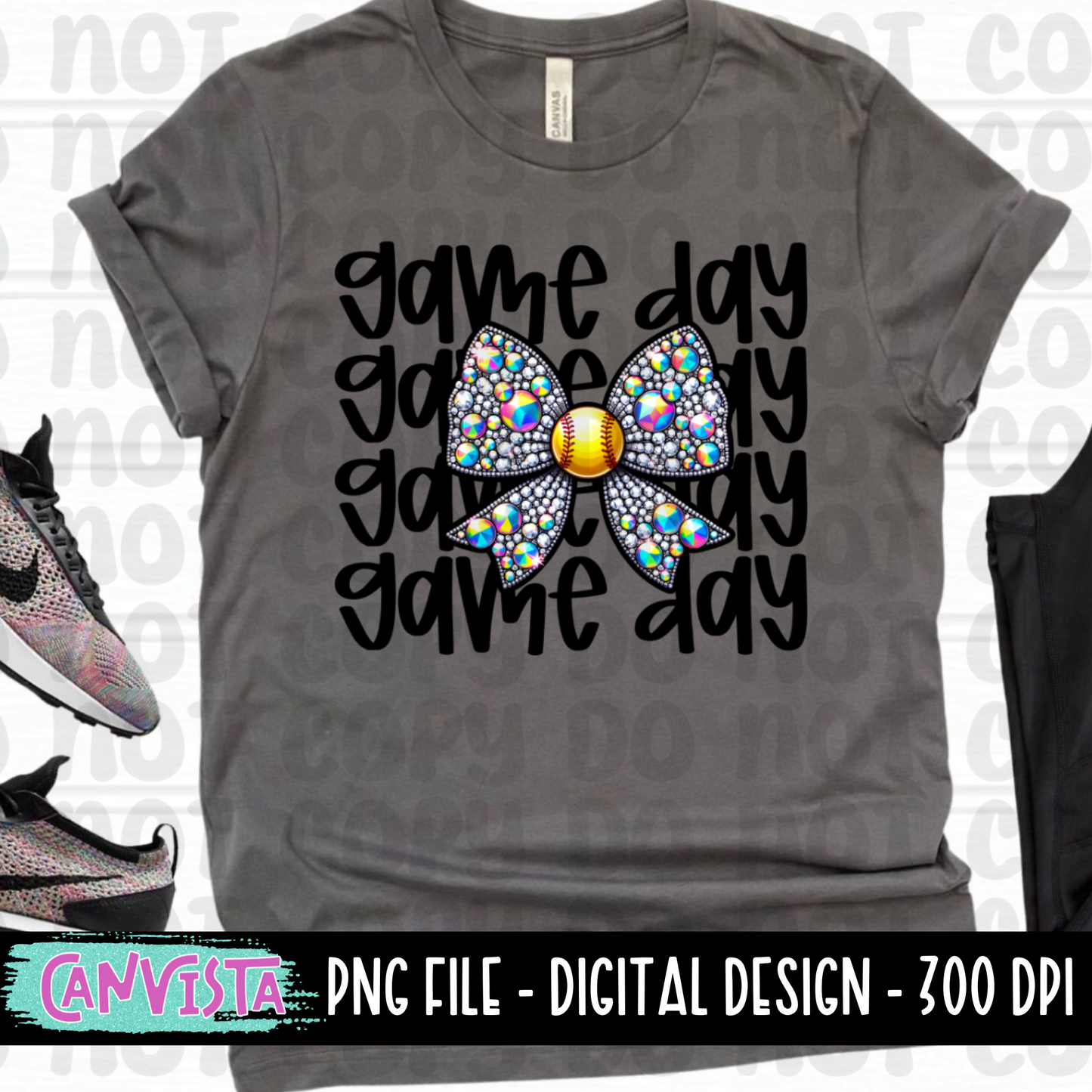 Game Day. Softball PNG File - Digital Design